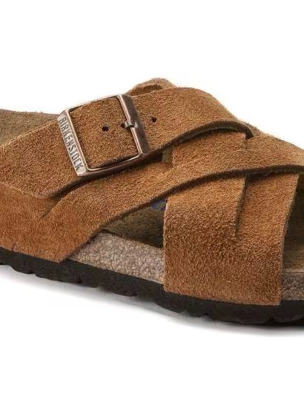 NWOB Birkenstock Lugano Brown Suede Sandals